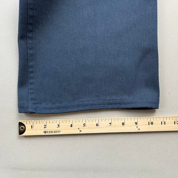 Vintage Levis Sta-Prest Pants Mens 42 Navy Blue Chino Straight Leg Slacks 80s - Picture 15 of 16